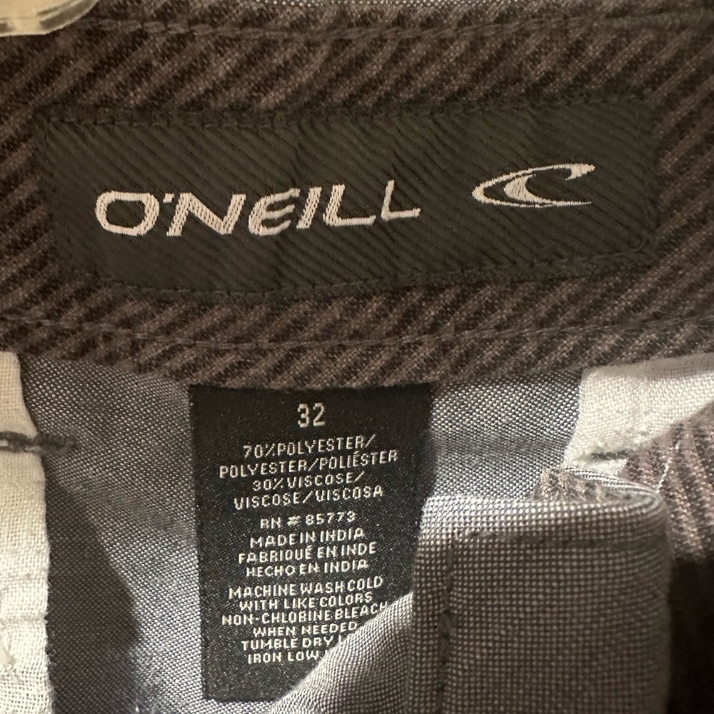 O’Neill chino gray relaxed shorts size‎ 32 - Picture 2 of 8